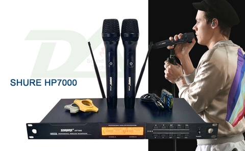 SHURE HP7000 Bay Tiếng Giá Rẻ Chống Hú Tốt, Lọc Ồn, Hát Nhẹ, Bắt Sóng Xa