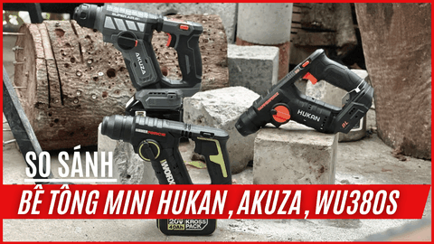 So sánh bê tông pin mini Hukan, Akuza, Wu380S — giá & chọn mua.