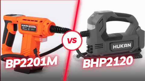 Hukan BP2201 vs BHP2120— So sánh bơm hơi pin di động