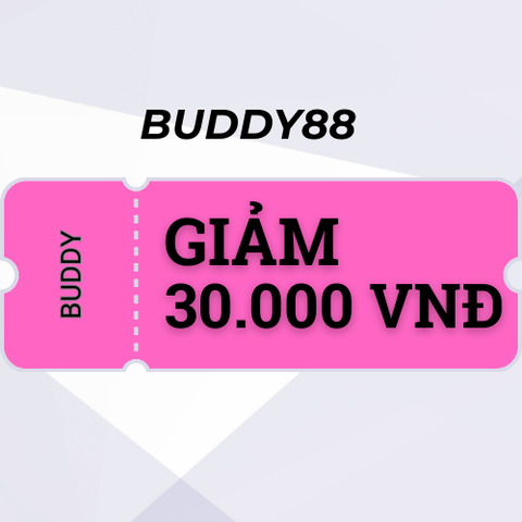 Buddy - Giảm giá 30k cho đơn từ 300k