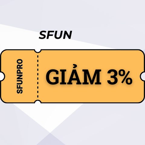 Sfunpro - Giảm giá 3% máy pin