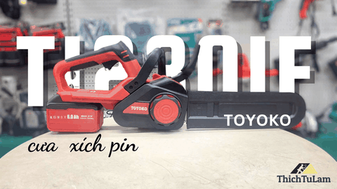TOYOKO 12-inch — Cưa pin 21V 6Ah gọn nhẹ, hiệu quả, giá hợp lý