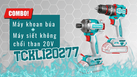 Đánh giá combo máy khoan búa + máy siết không chổi than 20V — Tiết kiệm & Đa năng