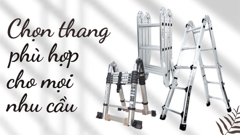 So sánh 3 mẫu thang Sumika — Chọn thang phù hợp cho mọi nhu cầu