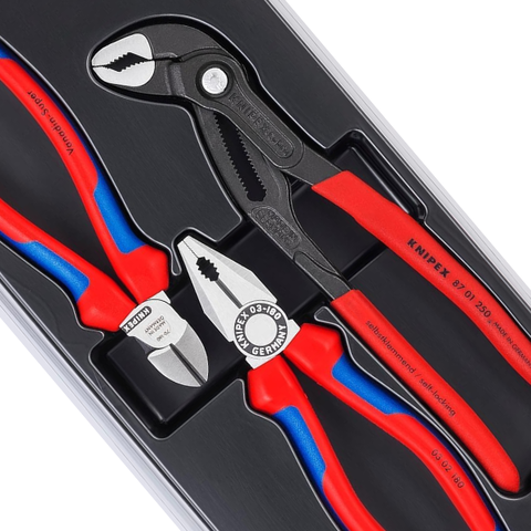 Bộ 3 kìm thông dụng dùng trong gia đình Knipex 00 20 09 V01
