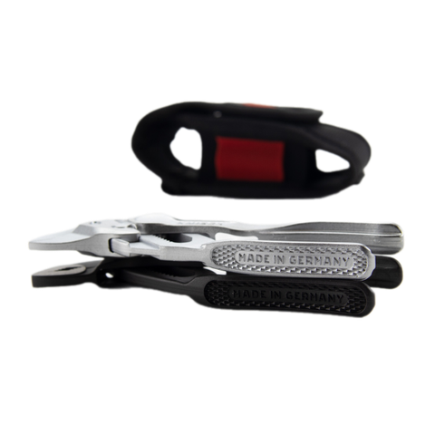 Bộ kìm kẹp 8604100 và kìm mỏ quạ 8700100 mini kèm túi đeo hông Knipex 002072V04XS