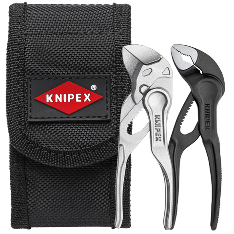 Bộ kìm mỏ quạ mini kèm túi đeo hông Knipex 002072V04XS