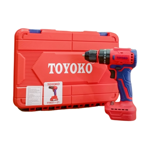 Thân khoan pin gia đình lực 58Nm có búa Toyoko 0121-LR