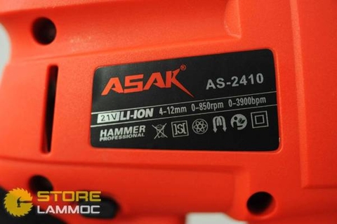 Máy khoan bê tông dùng pin ASAK AS-2410