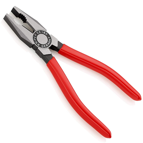 Kìm điện đa năng lưỡi cắt HRC 60 dài 180mm Knipex 03 01 180 SB