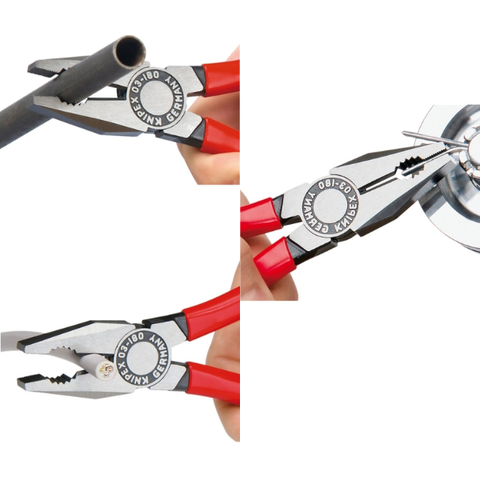 Kìm điện đa năng lưỡi cắt HRC 60 dài 180mm Knipex 03 01 180 SB