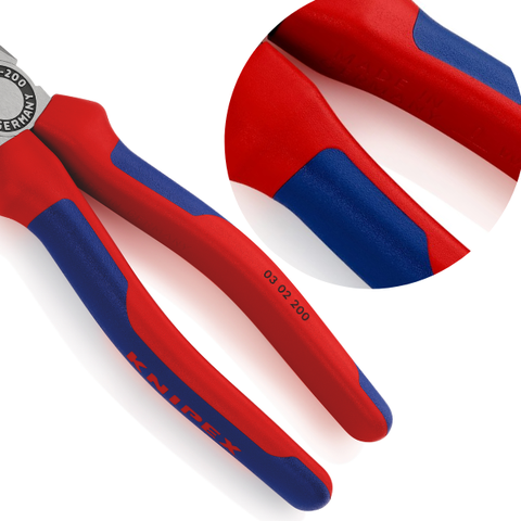 Kìm điện đa năng lưỡi cắt HRC 60 dài 200mm Knipex 03 02 200