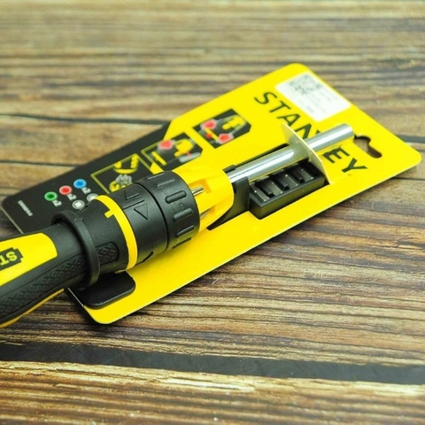 Tua vít đa năng đảo chiều 10 mũi Stanley STHT68010-8