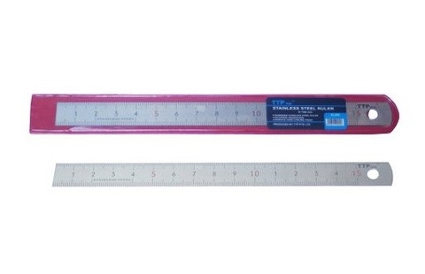 Thước lá inox nhũ bạc 30cm TTPusa 230-45811