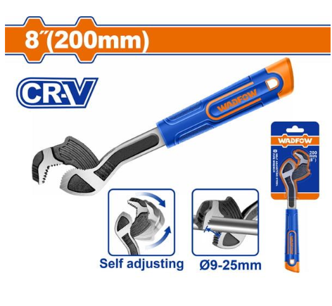 Cờ lê mở ống thép tự điều chỉnh 8 inch WADFOW WPW0A08
