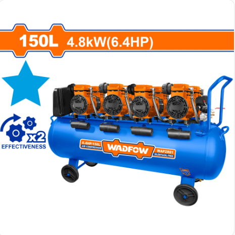 Máy nén khí (không dầu) 4800W-150L Wadfow WAP2R81