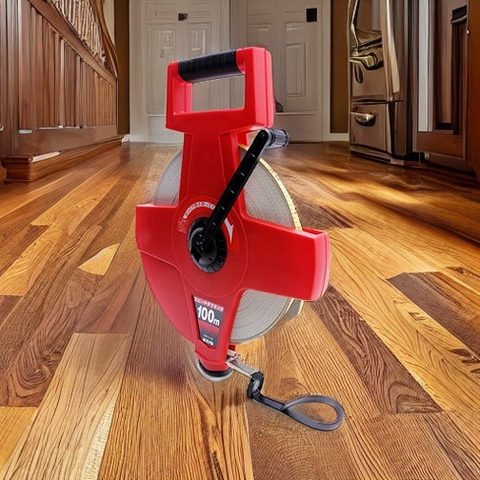 Thước cuốn dài 100m sợi thủy tinh Kds SGR12-100CF