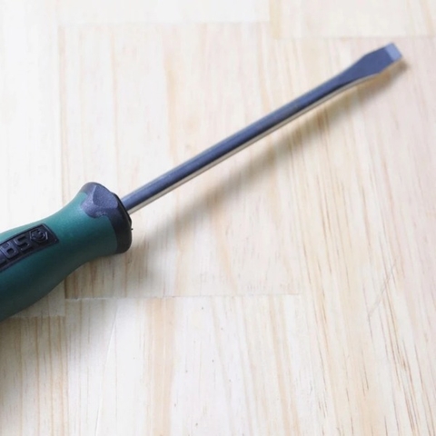 Tua vít dẹp 6x38mm, 6x100mm, 6x150mm, 6x200mm Sata 63411, 63412, 63413, 63414 loại T