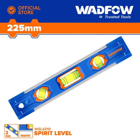 Thước thủy mini 225mm (bọc nhôm và nhựa ABS) Wadfow WSL4310