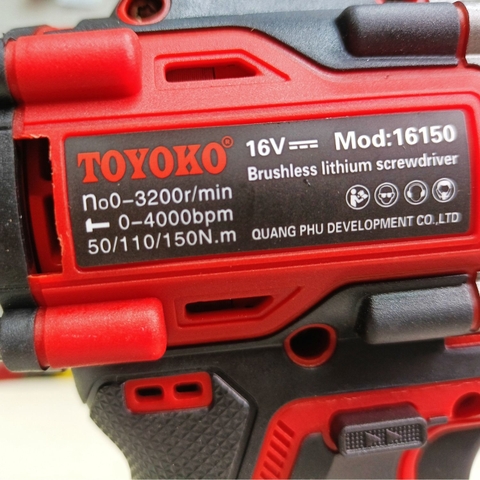 Bộ máy bắn vít 16.8V Toyoko T16150F