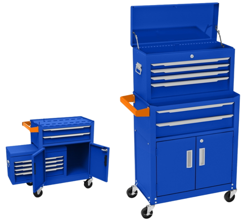 Tủ xe đẩy đựng đồ nghề 6 ngăn WADFOW WCS4A08 chính hãng Wadfow