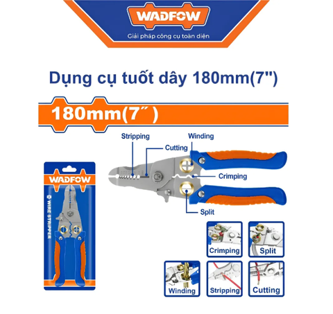 Dụng Cụ Tuốt Dây 180Mm(7