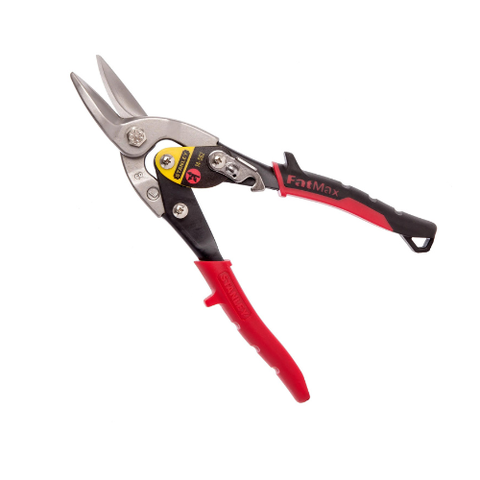 Kéo cắt tôn mũi cong trái, cán đỏ 10