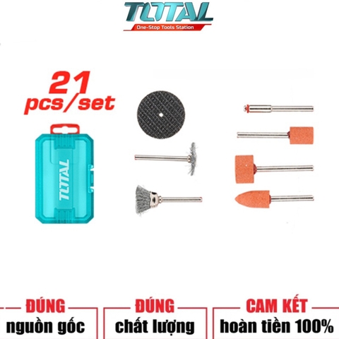 Bộ 21 linh kiện máy mài khuôn Total TAKMG4021