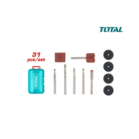 Bộ 31 mũi máy mài khuôn mini cốt 3.2mm Total TAKMG1030