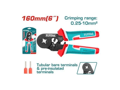 Kìm bấm cos vuông  0,25-10mm Total THCPG2510