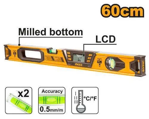 Thước thủy đo kỹ thuật số 600mm Ingco HSL08060D
