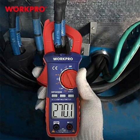 Ampe kìm kỹ thuật số Workpro WP295006