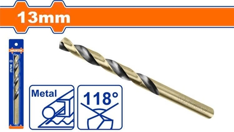 Mũi khoan kim loại HSS 13mm Wadfow WTD1K13 (vỉ 1 cái)