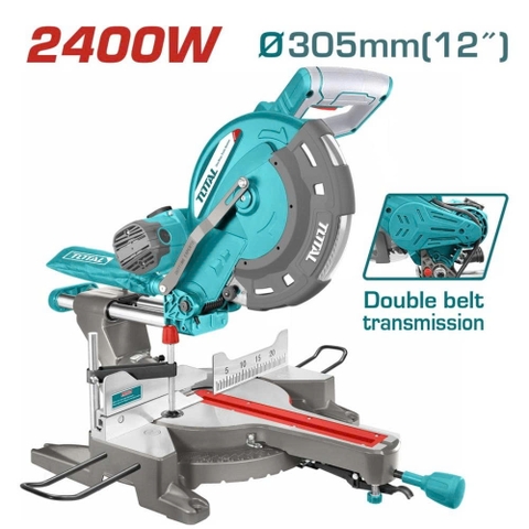 Máy cắt nhôm trượt đôi 2400W 305mm Total TS42183057