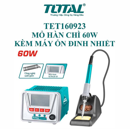 Mỏ hàn chì 60W  kèm máy ổn  định nhiệt Total TET160923