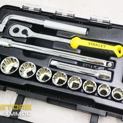 Bộ cần và đầu tuýp cao cấp 23 chi tiết Stanley STMT74726-8C
