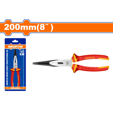 Kềm mũi dài cách điện 8 inch WadFow WPL2938