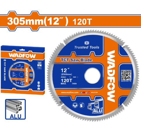 Lưỡi Cưa Nhôm TCT 305mm-120T WADFOW WTC2K06