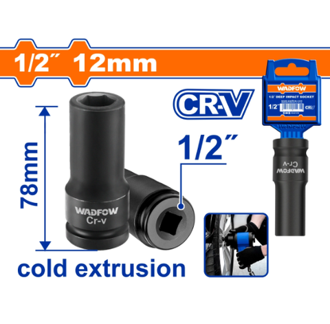 Đầu tuýp dài 12mm WadFow WMS3212