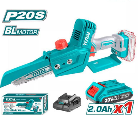 Máy cưa xích không chổi than dùng pin 20V Total TGSLI20685
