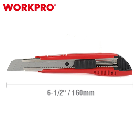 Dao rọc giấy 18mm cán nhựa Workpro WP212013