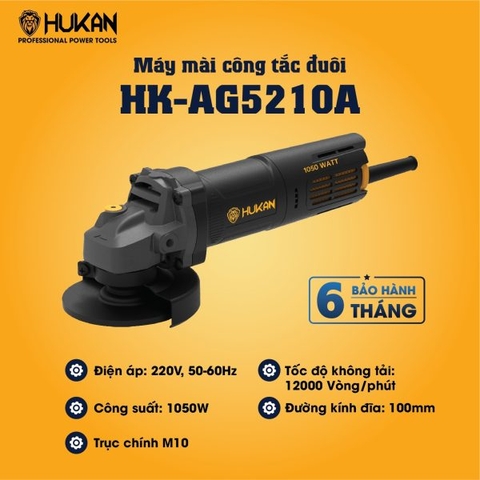 Máy mài công tắc đuôi ̣1050W Hukan HK-AG5210A