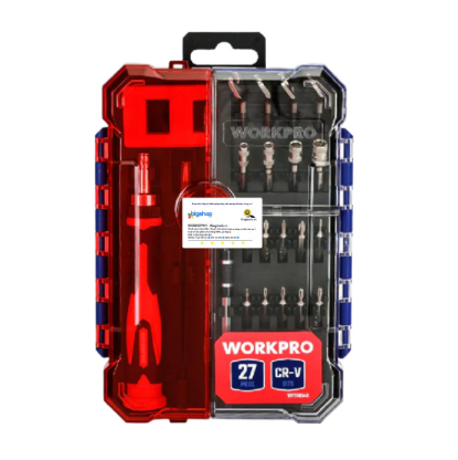 Bộ tua vít điện tử tự động đa năng 27 chi tiết Workpro WP200540