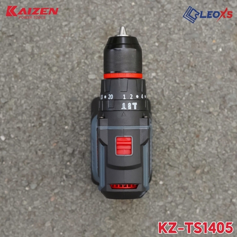 Máy khoan pin M21v có búa 10mm 45Nm Kaizen KZ-TS1405