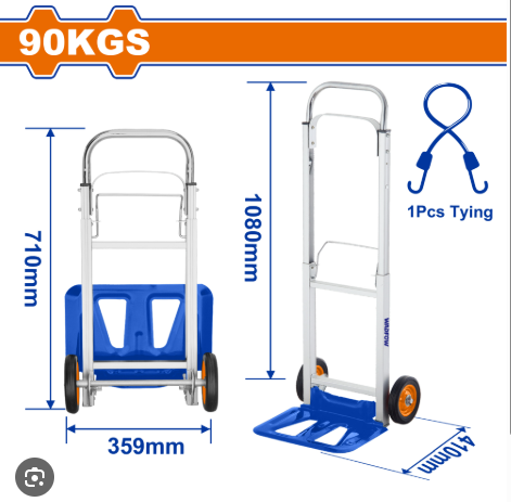 Xe đẩy tay có  thể gập lại 90kg Wadfow WWB9A09