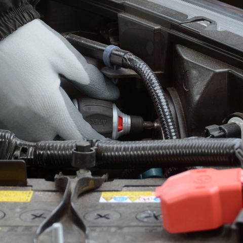 Tua vít lùn tự động Anex No.307-D ngắn có bánh răng