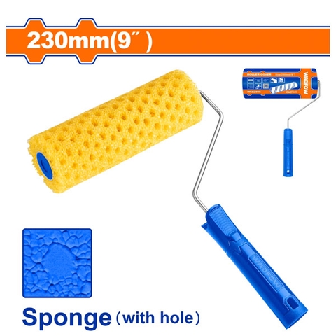 Con lăn sơn xốp lỗ 9