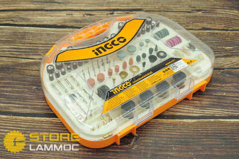 Bộ 250 linh kiện khoan mini Ingco AKMG2501
