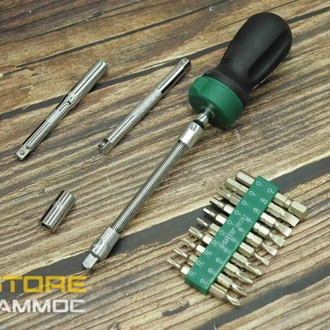 Bộ Tua vít tự động Sata 09342 cần tự động 25 chi tiết