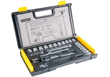 Bộ khẩu 3/8 inch 6 cạnh 24 chi tiết Stanley 89-035